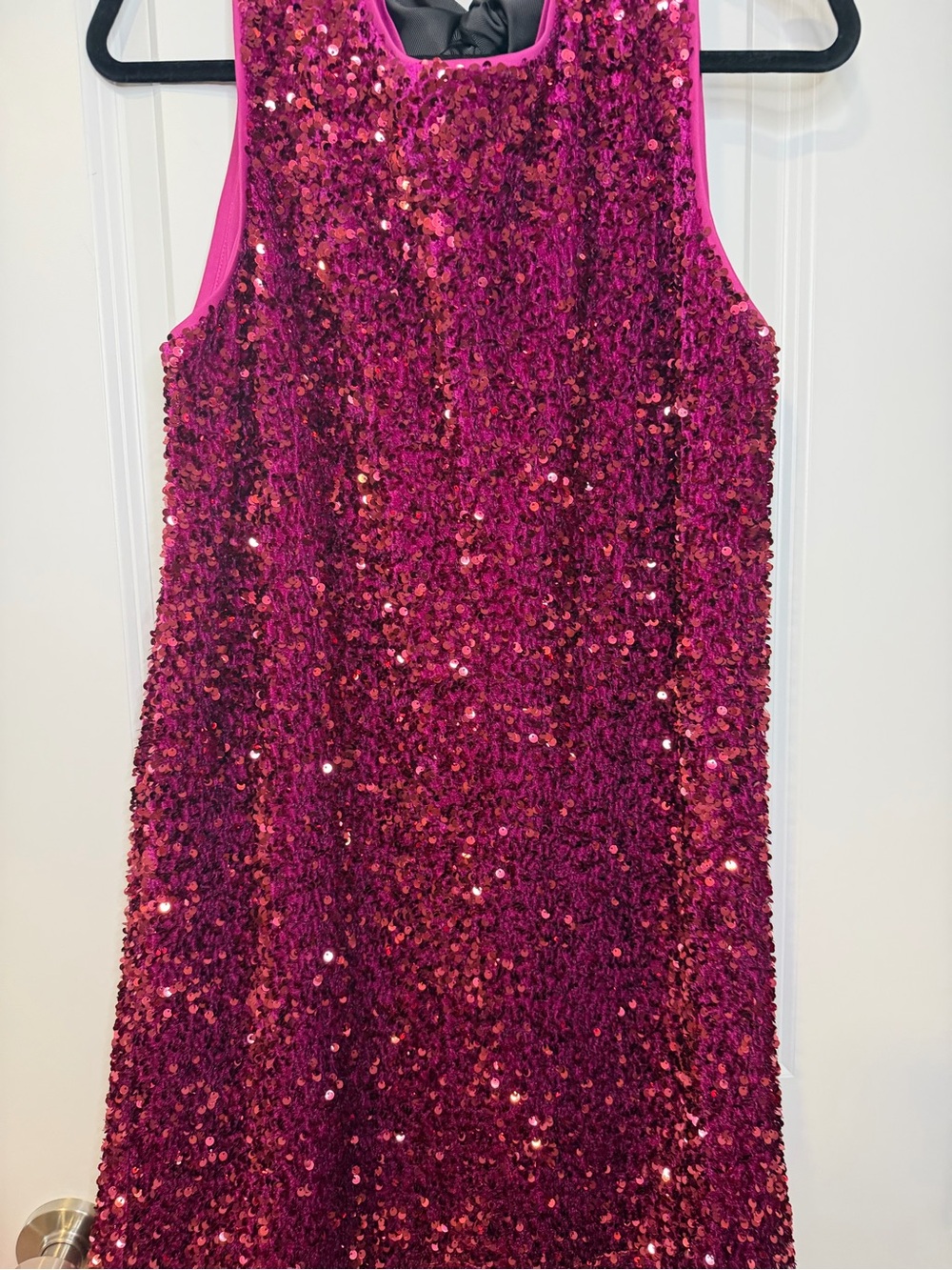 entro Hot Pink Sequin Mini Dress